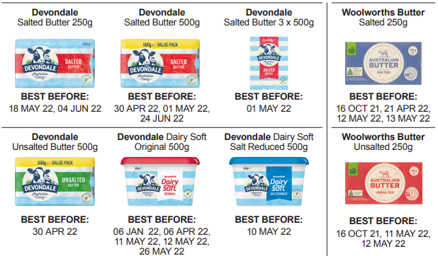 Saputo Dairy Australia Pty Ltd Butter and Spreadable Butter Blend Products